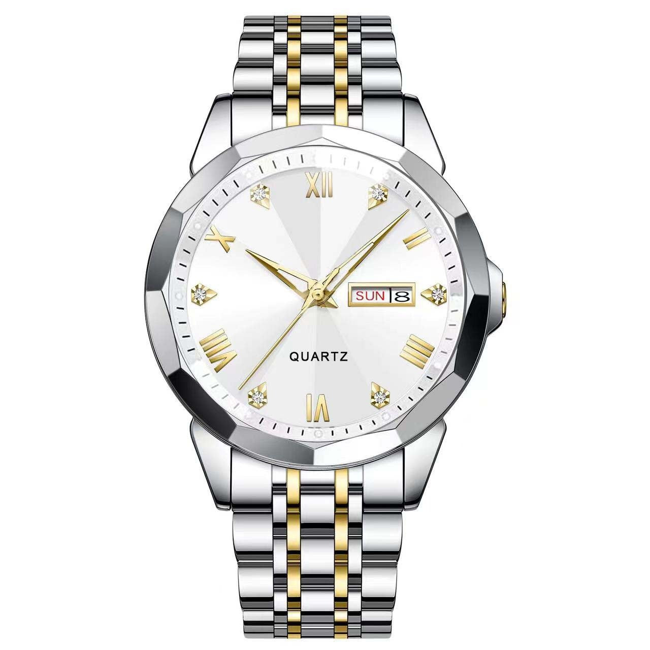 Lavish Business Men's Watch Double Calendar High-grade Quartz